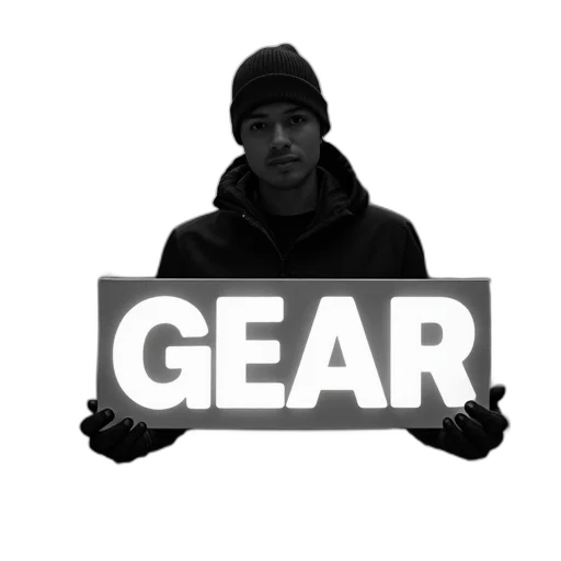 jacket, face, staff, hat transparent PNG cut-out