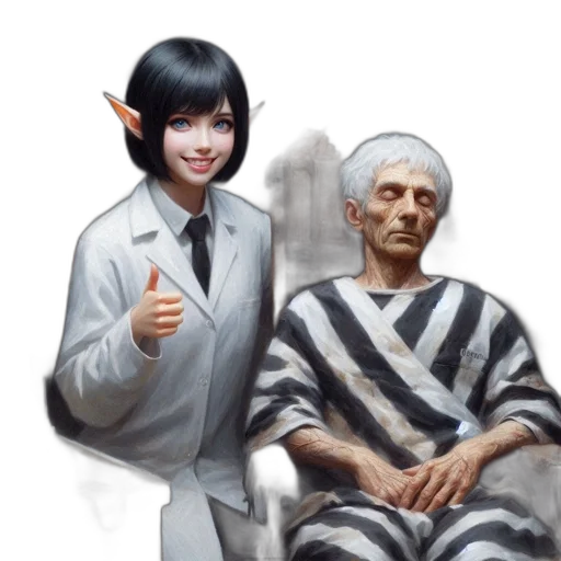 staff, face, concept art, fantasy art transparent PNG cut-out