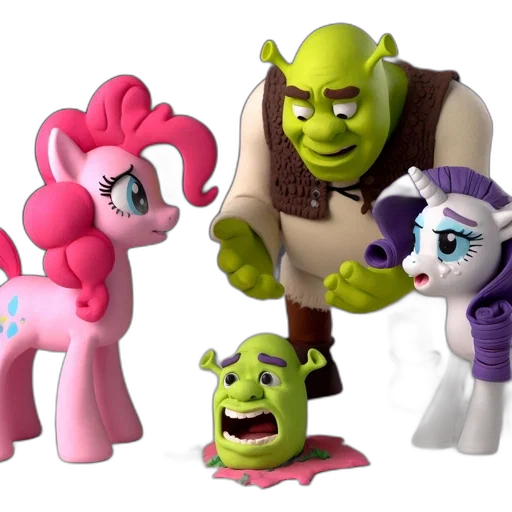 3d render, concept art, four, animated transparent PNG cut-out