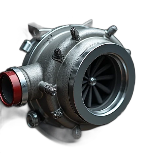 3d render, turbo, parts, center transparent PNG cut-out