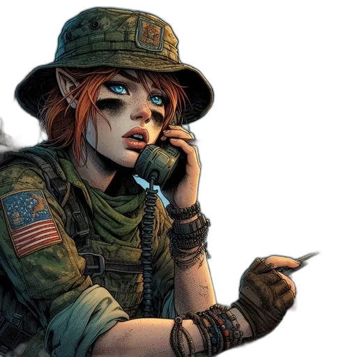 weapon, concept art, comic book art, cyberpunk transparent PNG cut-out