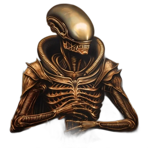 robot, creature, mask, jacket transparent PNG cut-out