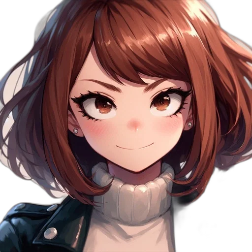 face, jacket, hair, crown transparent PNG cut-out