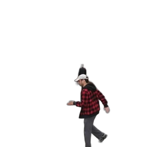 hat, jacket, shoes, creature transparent PNG cut-out