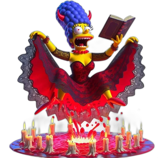 crown, dragon, staff, 3d render transparent PNG cut-out
