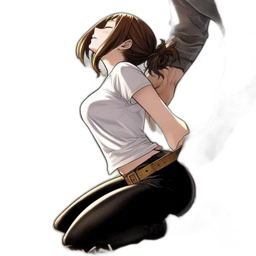staff, weapon, sword, hair transparent PNG cut-out