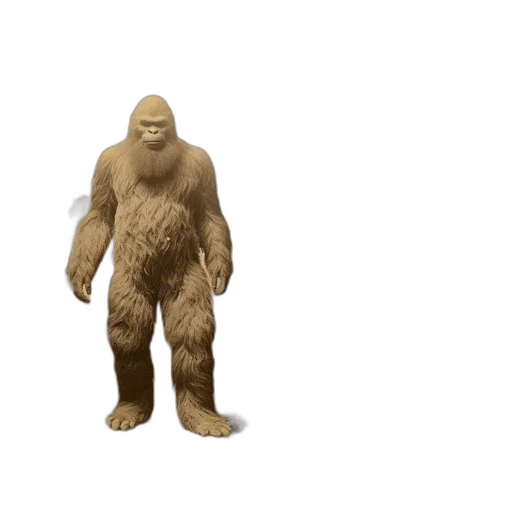 creature, animal, mask, 3d render transparent PNG cut-out