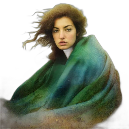 jacket, face, creature, dress transparent PNG cut-out