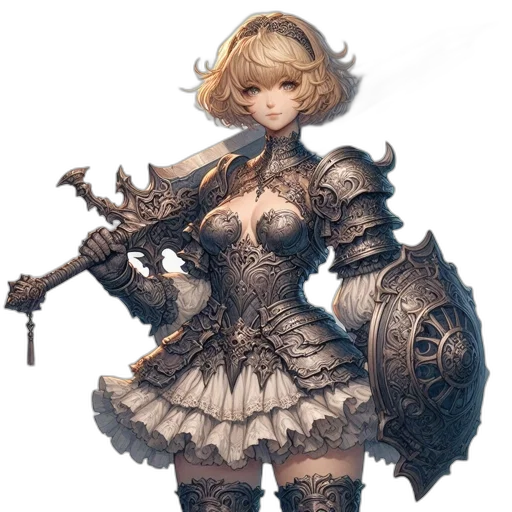 sword, weapon, dress, staff transparent PNG cut-out