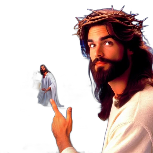 photorealistic, vaporwave, man, dressed transparent PNG cut-out