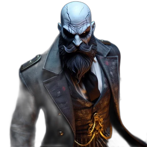 jacket, mask, concept art, fantasy art transparent PNG cut-out