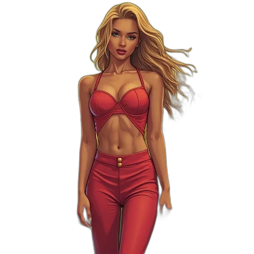 comic book art, concept art, fantasy art, pixel art transparent PNG cut-out