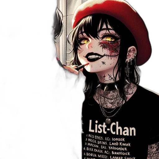 hat, staff, face, jewelry transparent PNG cut-out