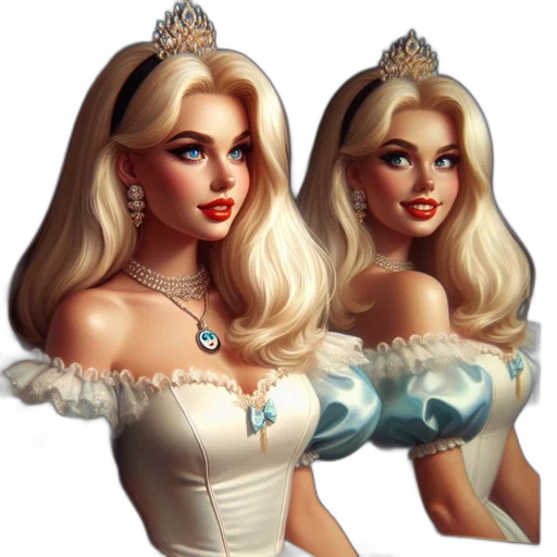 crown, jewelry, fantasy art, 3d render transparent PNG cut-out