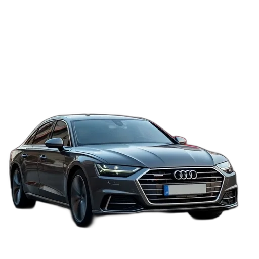 car, photorealistic, 3d render, front transparent PNG cut-out