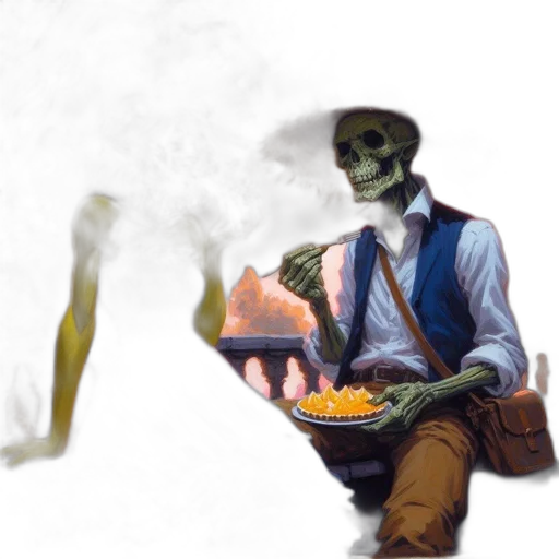 food, staff, mask, robot transparent PNG cut-out