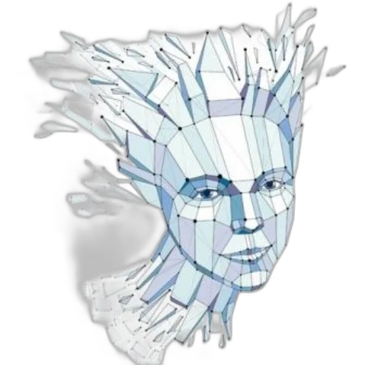 crown, mask, face, robot transparent PNG cut-out