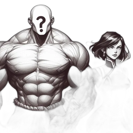 mask, comic book art, concept art, fantasy art transparent PNG cut-out