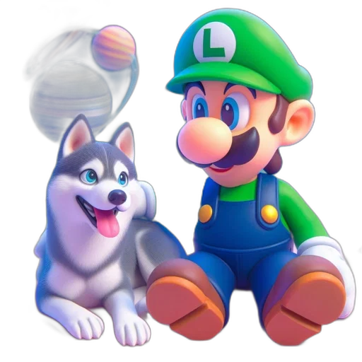 animal, concept art, 3d render, pixel art transparent PNG cut-out