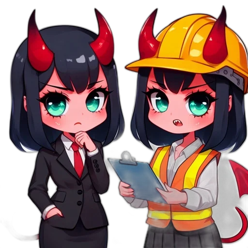 staff, anime, cartoon, concept art transparent PNG cut-out