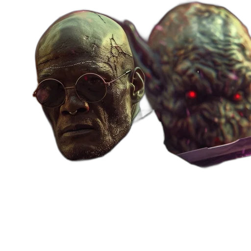 mask, face, creature, concept art transparent PNG cut-out