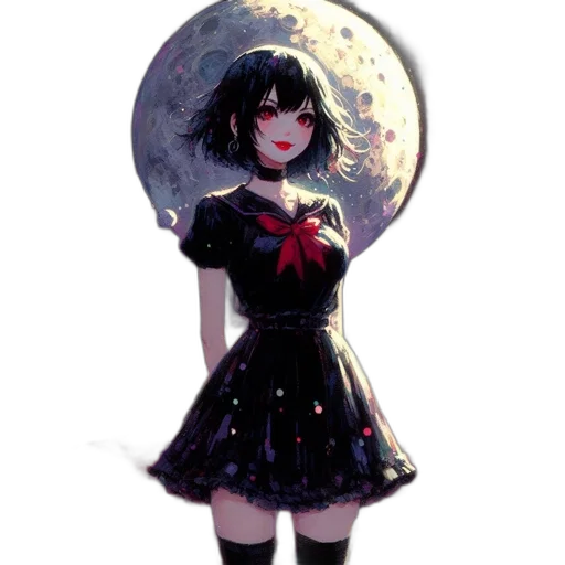 dress, mask, staff, creature transparent PNG cut-out