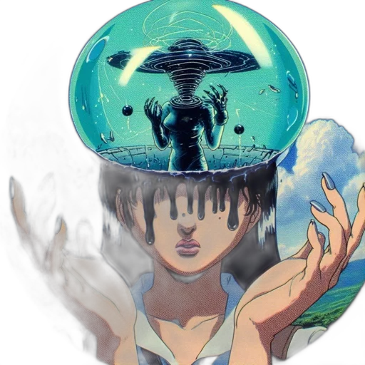 hat, umbrella, mask, creature transparent PNG cut-out