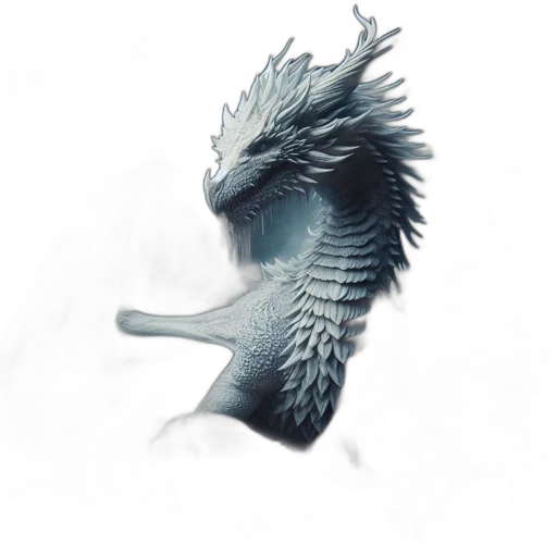 dragon, creature, animal, staff transparent PNG cut-out