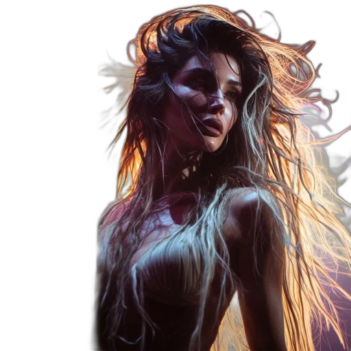 comic book art, concept art, fantasy art, photorealistic transparent PNG cut-out