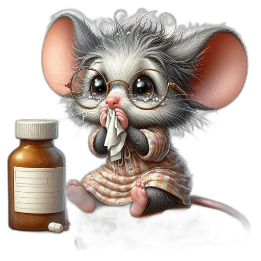 animal, photorealistic, concept art, watercolor transparent PNG cut-out