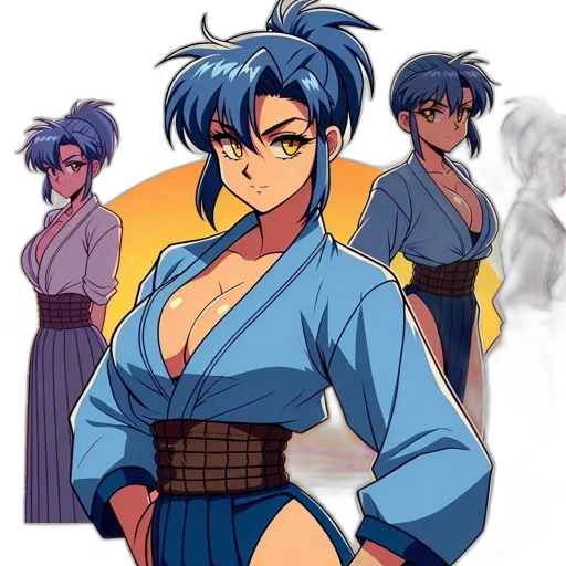 staff, anime, vaporwave, concept art transparent PNG cut-out