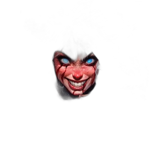 mask, face, creature, crown transparent PNG cut-out