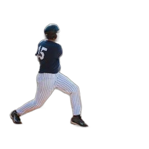 animal, baseball, player, striped transparent PNG cut-out