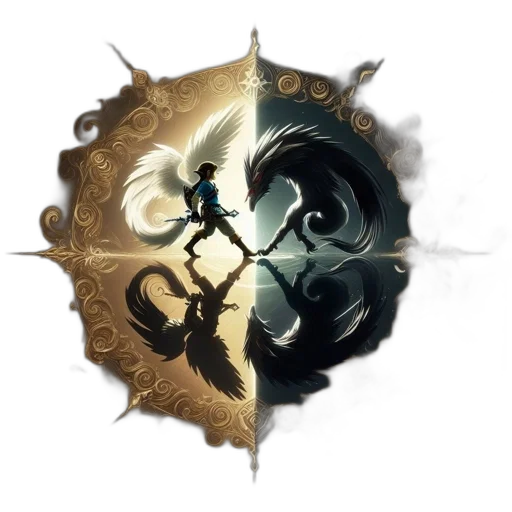 sword, weapon, dragon, staff transparent PNG cut-out