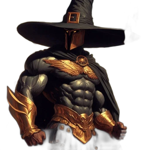 hat, staff, mask, concept art transparent PNG cut-out