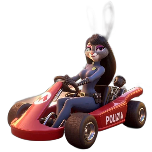 car, robot, animal, hair transparent PNG cut-out