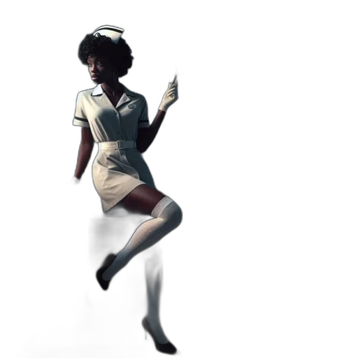 dress, staff, robot, concept art transparent PNG cut-out