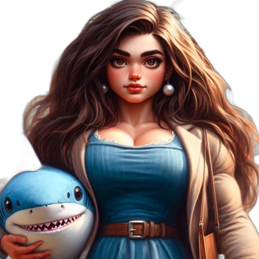 fantasy art, concept art, comic book art, photorealistic transparent PNG cut-out