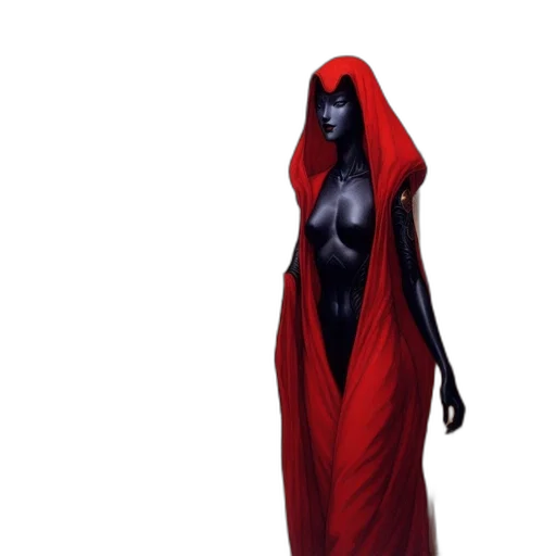 dress, creature, mask, concept art transparent PNG cut-out