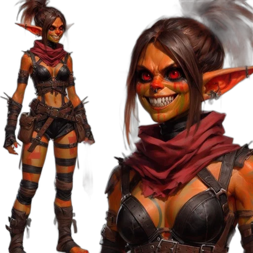 concept art, fantasy art, comic book art, dark transparent PNG cut-out
