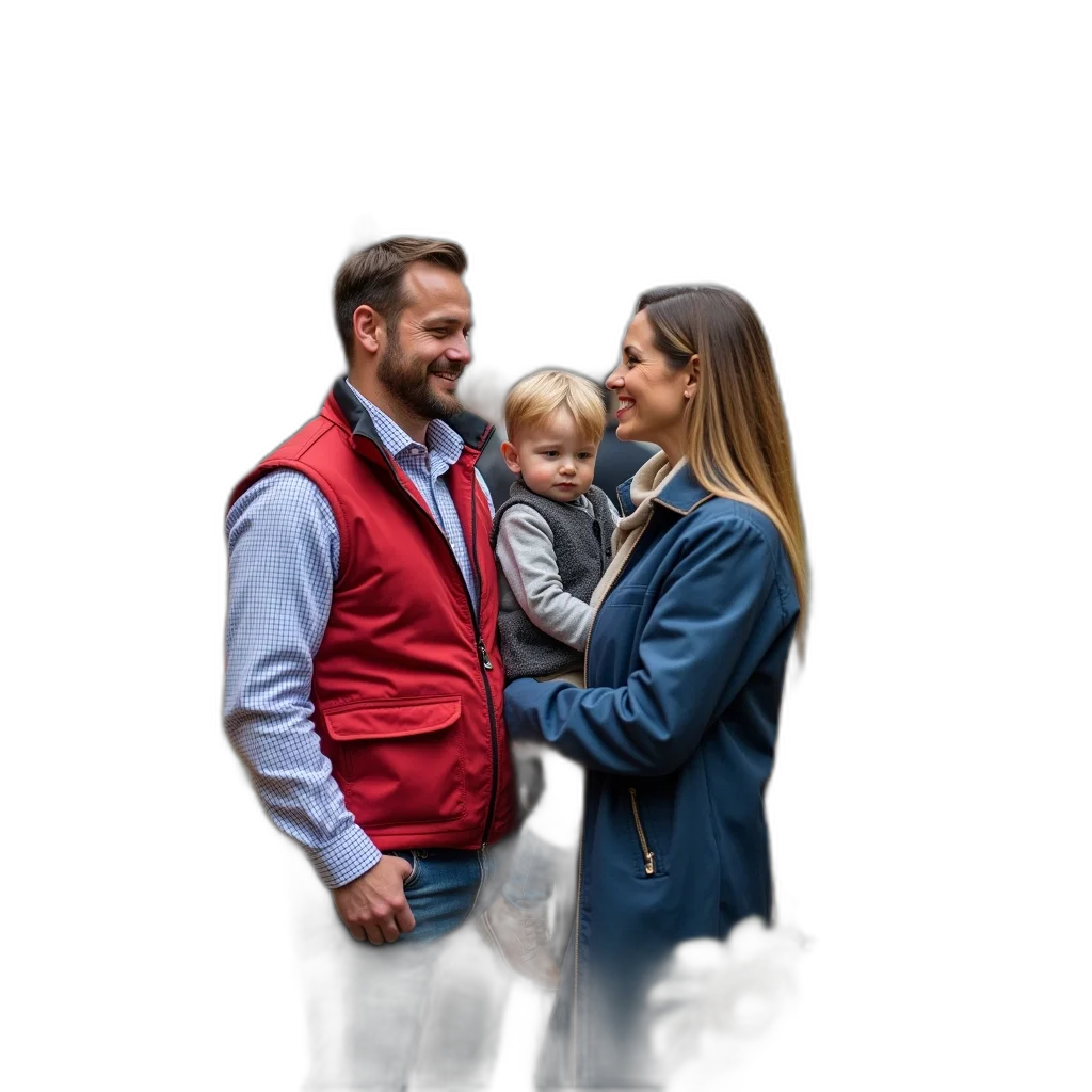 jacket, staff, robot, face transparent PNG cut-out
