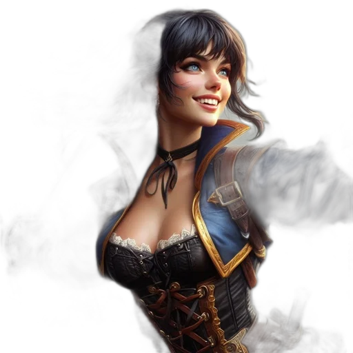 face, dress, fantasy art, concept art transparent PNG cut-out