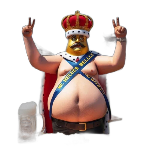 crown, staff, concept art, 3d render transparent PNG cut-out