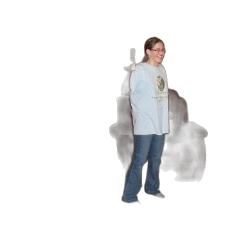 robot, jacket, staff, weapon transparent PNG cut-out