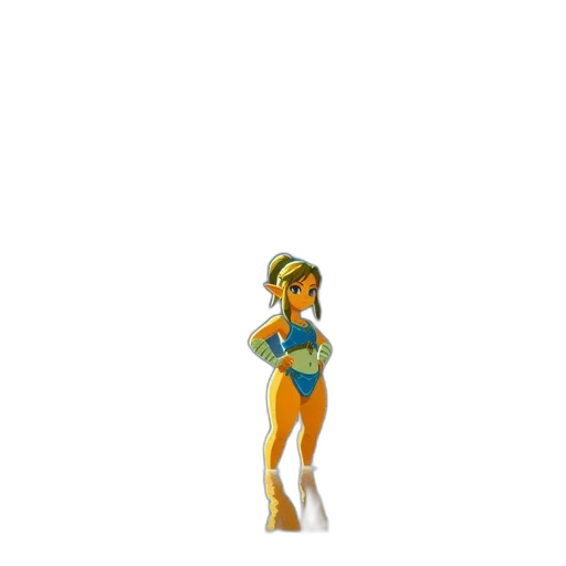 staff, dress, jewelry, pixel art transparent PNG cut-out