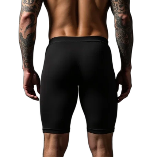 back, view, man, wearing transparent PNG cut-out