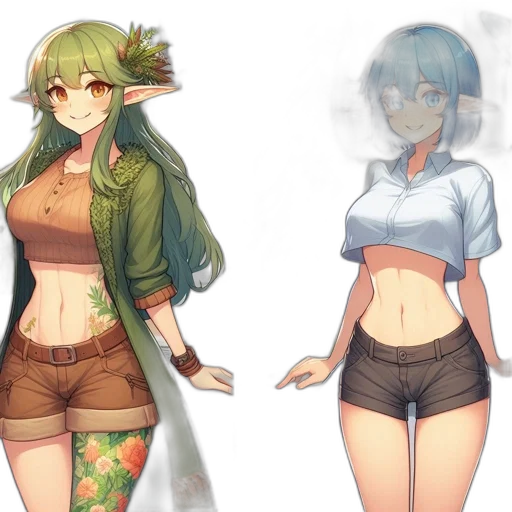 concept art, fantasy art, anime, pixel art transparent PNG cut-out