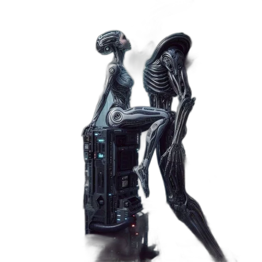 robot, creature, dress, animal transparent PNG cut-out