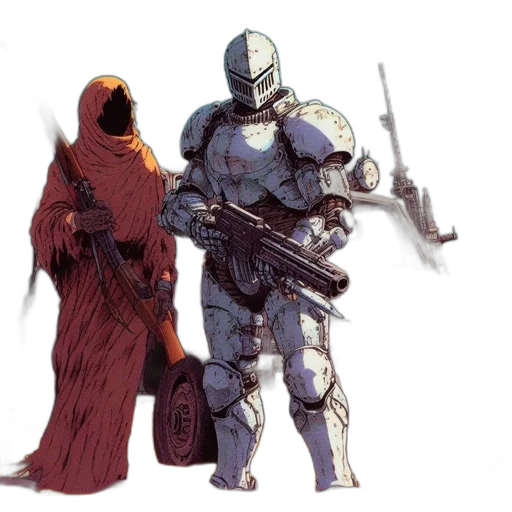 robot, weapon, sword, concept art transparent PNG cut-out