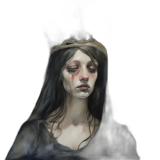 face, mask, crown, dress transparent PNG cut-out
